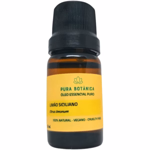 Óleo Essencial de Limão Siciliano 10 mL – Energia, Clareza e Bem-Estar Natural