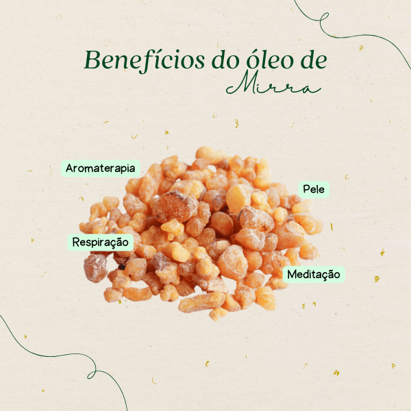 Óleo Essencial de Mirra - Pura Botânica